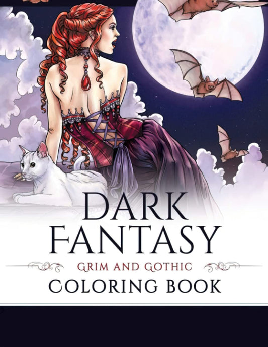 Dark Fantasy - Grim & Gothic Coloring Book