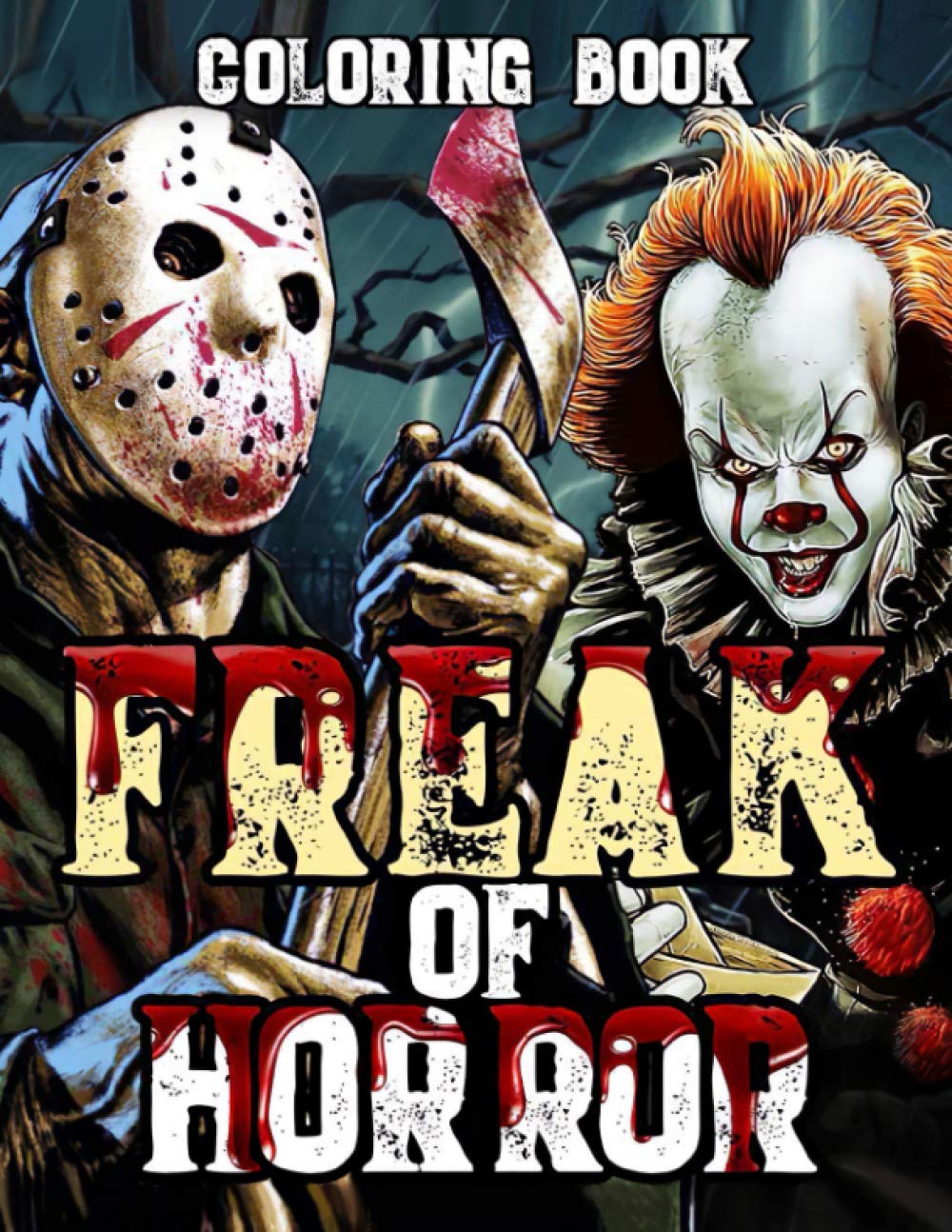 Freak of Horror Coloring Book