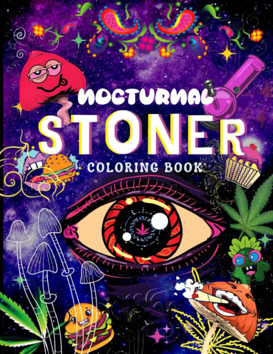 Nocturnal Stoner Coloring Book