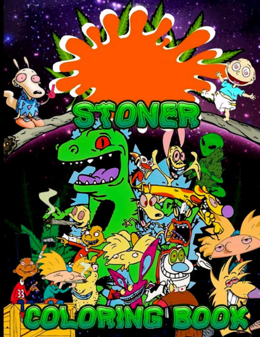 90s Nickelodeon The Splat Stoner Coloring Book