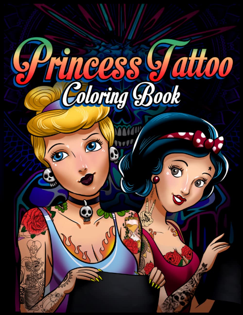 Princess Tattoo Coloring Book