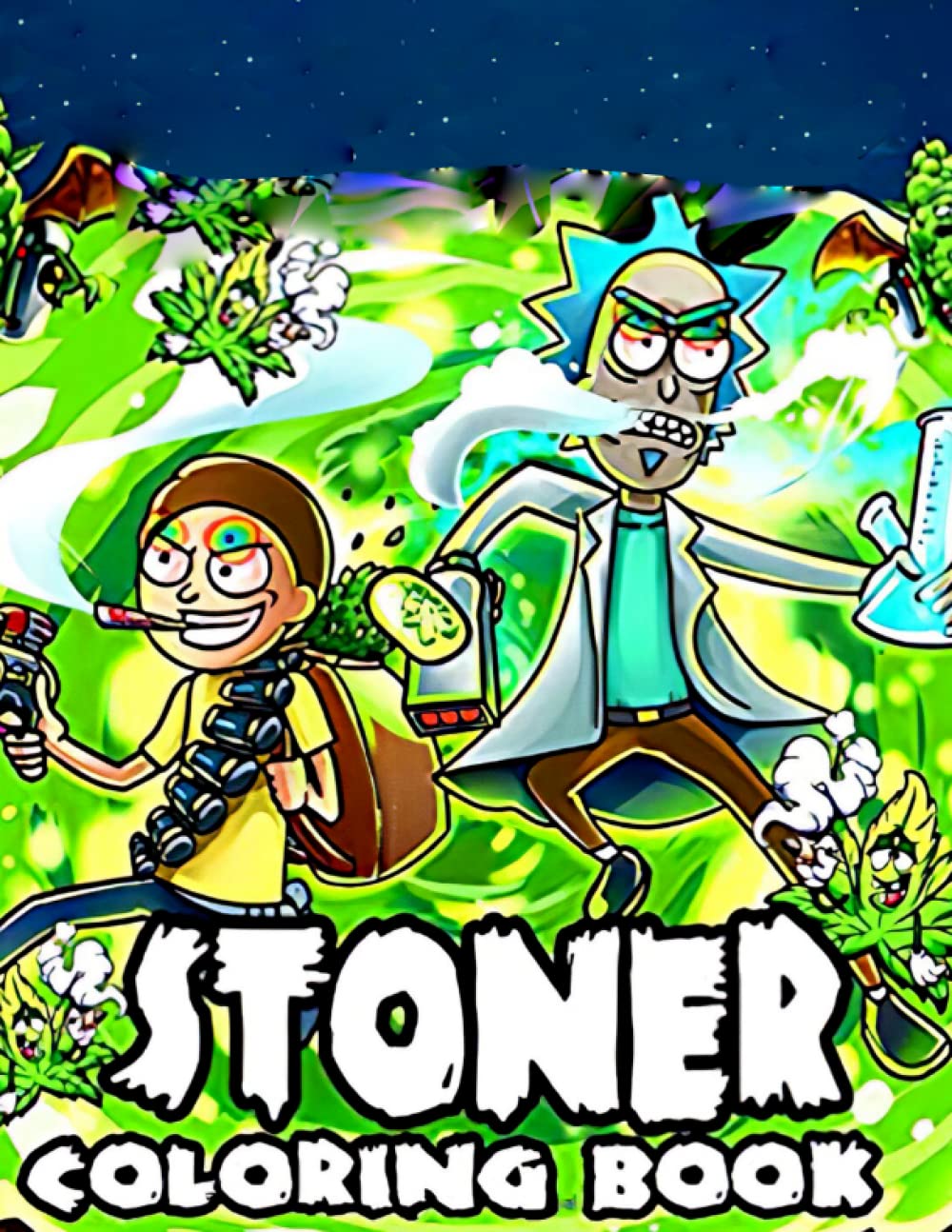 Rick and Morty Stoner Coloring Book