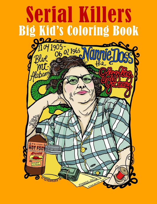 Serial Killer Big Kid’s Coloring Book