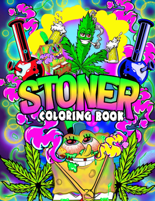 Spongebob Squarepants Stoner Coloring Book - Trippy Art Experience